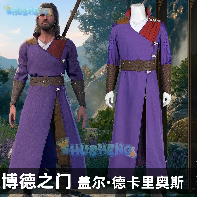 Baldur Gale Dekarios Cosplay Costume Game BG 3 Cosplay Baldur Gale 3 Outfit Halloween Disguise Comic Con Battle Suit Custom