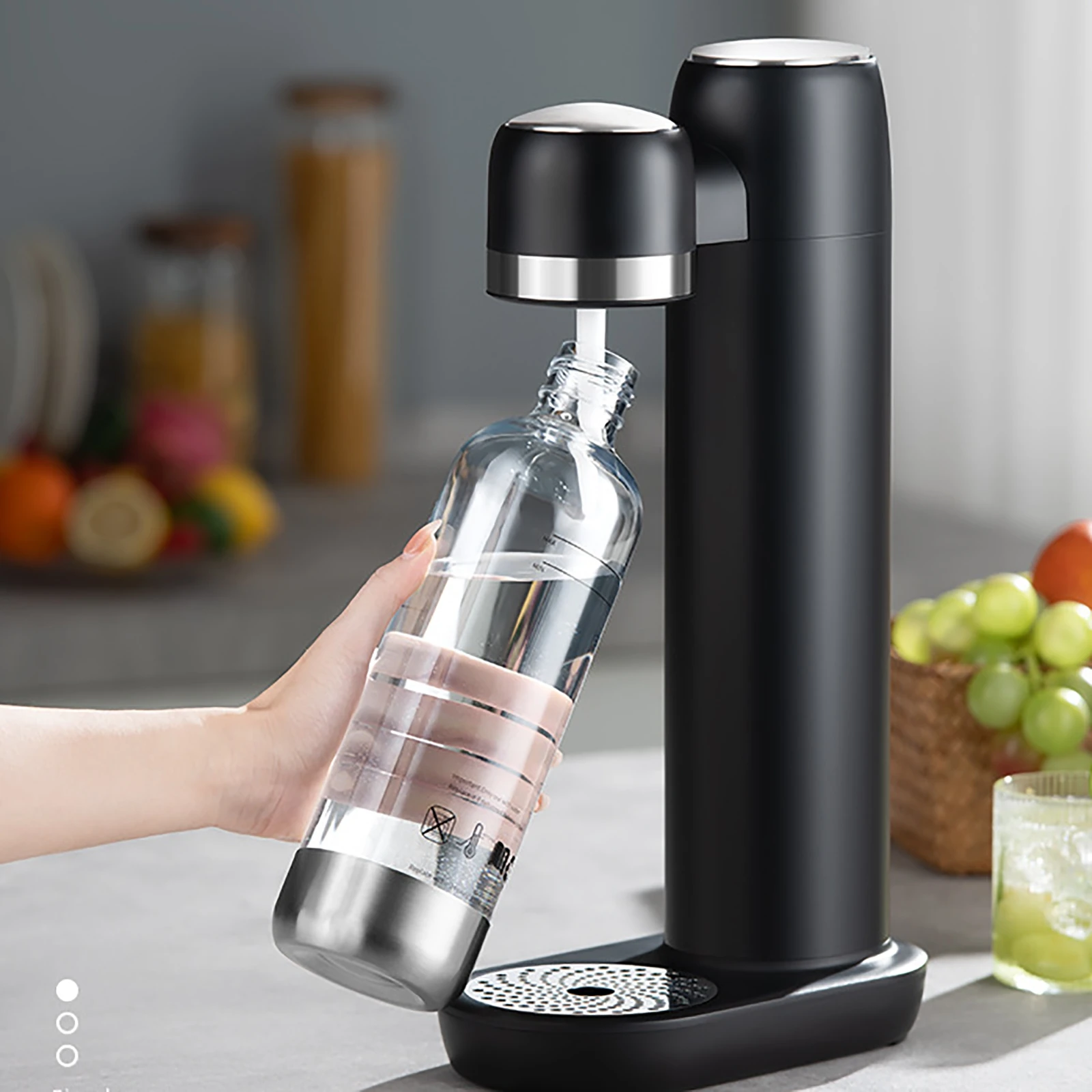 

1L Sparkling Water Machine Home-made Soda Water Machine Carbonated Beverage Soda Machine Bubble Machine for Traveling Picnicking