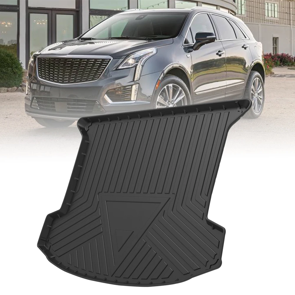 

TPE Car Storage Box Pad Rear Trunk Mat For Cadillac XT5 2016 2017 2018 2019 2020-2022 Protective Liner Trunk Pad Tray Rubber Mat