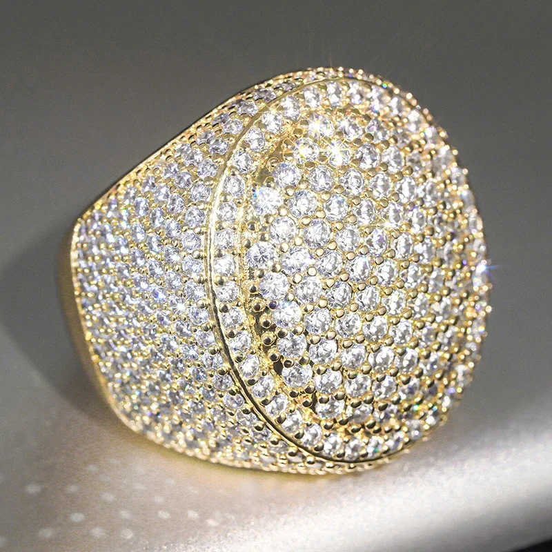 Huitan جذابة تألق مكعب الزركون خواتم للنساء العصرية مشرق فنجر اكسسوارات الحديثة المبهر حفل زفاف مجوهرات