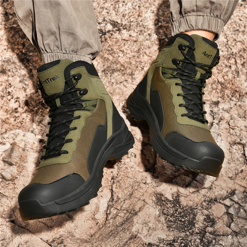 Men NewTactical Boots Waterproof Training Work Male High Quality Rapid Response Boots Ultrallight Climbing Hiking Shoes - view 6