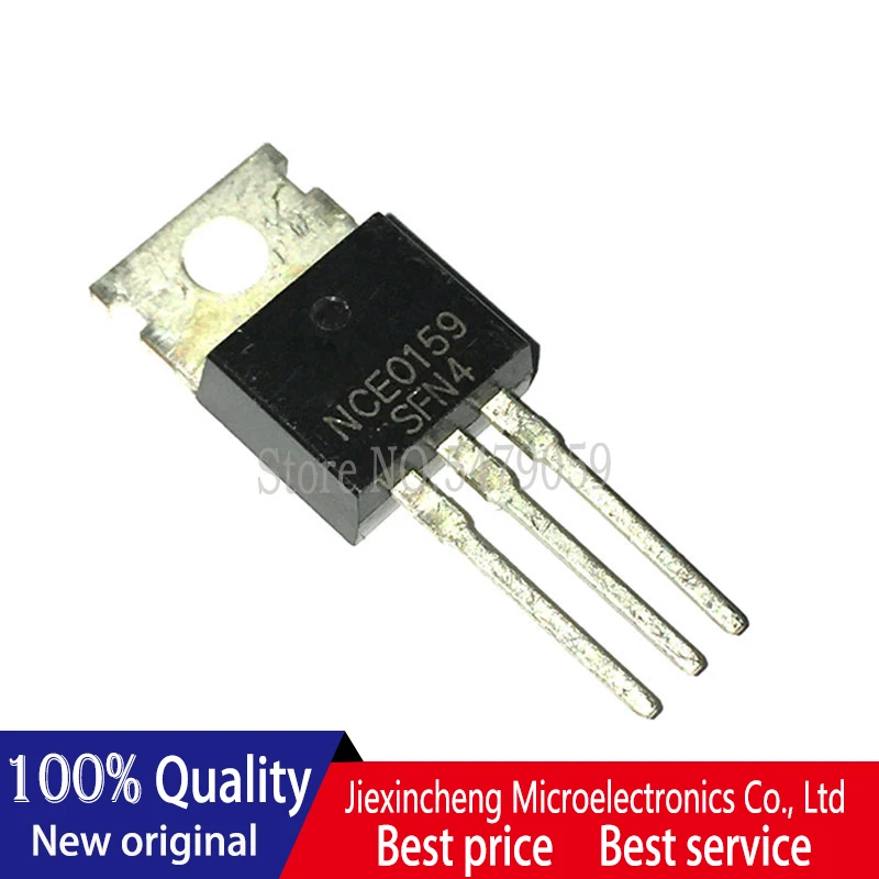 Mosfet novo original, nce7190 nce7190a nce0159 nce60p50 nce55h11 to-220, com 10 peças