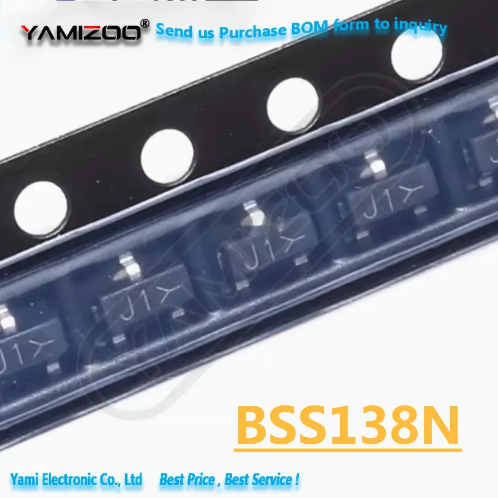 10 قطعة/الوحدة الترانزستور BSS138N BSS138 138N E6327 Sks SOT23 SIPMOS إشارة صغيرة الترانزستور جديد الأصلي