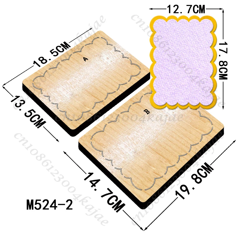 Base New Cutting Dies 2024 Nowości Scrapbooking 16MM Nóż Nadaje się do większości drewnianych matryc do cięcia