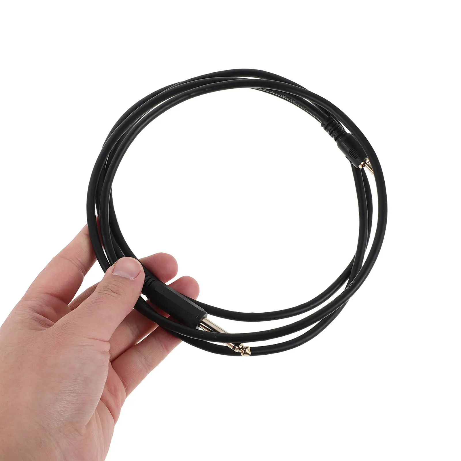 Cable de Audio Mono a RCA Macho de 6.35mm, 1.8m, Transmisión de Sonido de Alta Fidelidad, Plug and Play, Cable de Extensión para Amplificador de Guitarra y Altavoz