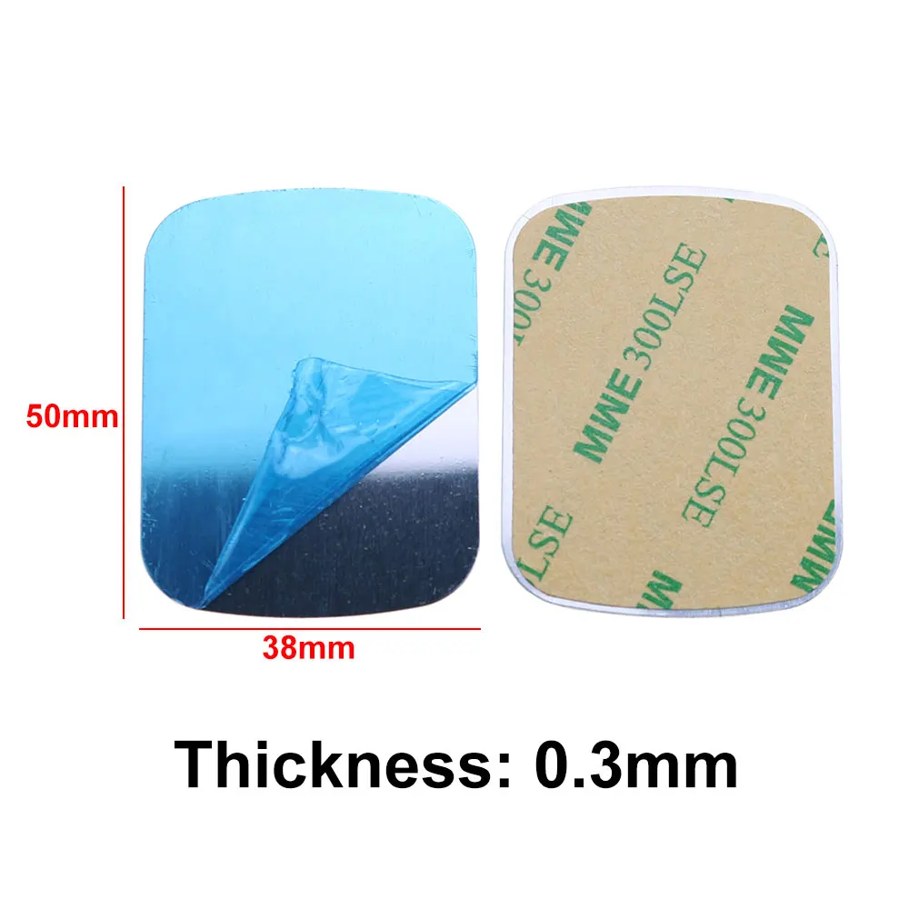 JCD 10 stücke Silber Magnetische Metall Platte Für Magnetische Auto Telefon Halter Universal Eisen Blatt Ständer Handy Magnet Halter Halterung