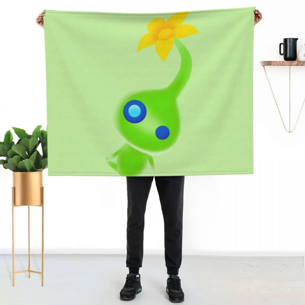 Glow Pikmin Throw Blanket Soft Beds Decorative Sofas blankets ands Thermals For Travel Travel Bed Blankets