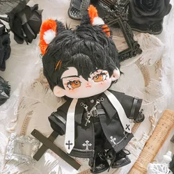 No attributes Father Dark Black Priest Clergyman Demon Devil for 20cm Plush Doll Stuffed Only Clothes Plushie Clothing KN Mar