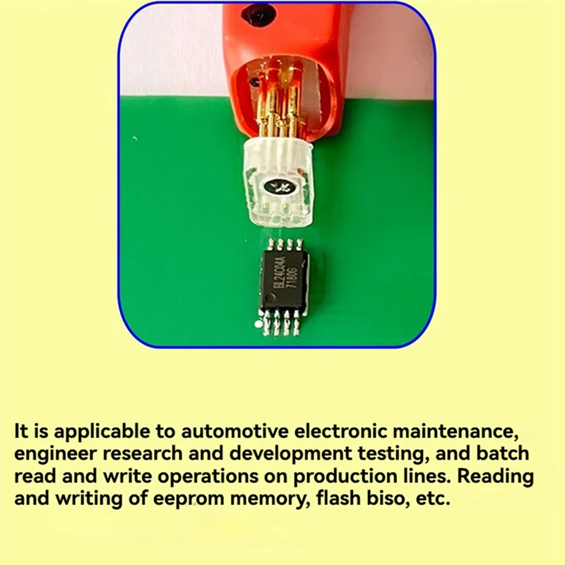 

1PCS Chip Burning Probe Chip Burning Test Probe Chip Burner Cable For Car Instrument Program Connection-A98U