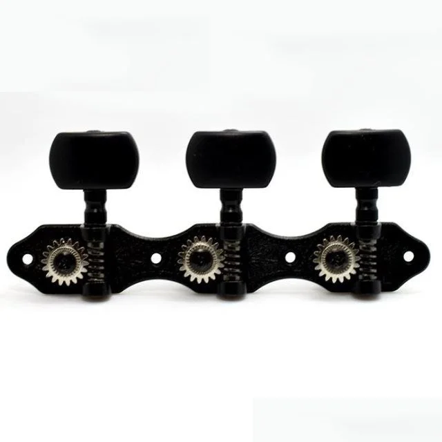 Classical Guitar Pegs Black Plated Tuning Key Machine Head String Tuner