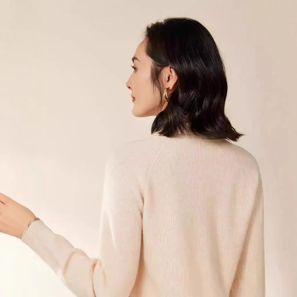 

Женский осенне-зимний шерстяной свитер, повседневный пуловер с воротником-поло, свободная трикотажная базовая рубашка, верхняя одежда в ленивом стиле