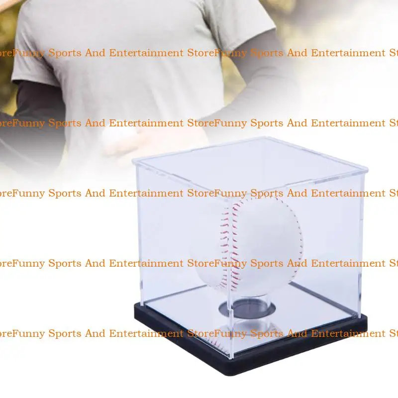 

C4de Clear Baseball Display Case Acryl Square Baseball Display Display Stand Baseball Display Protector Легко в использовании