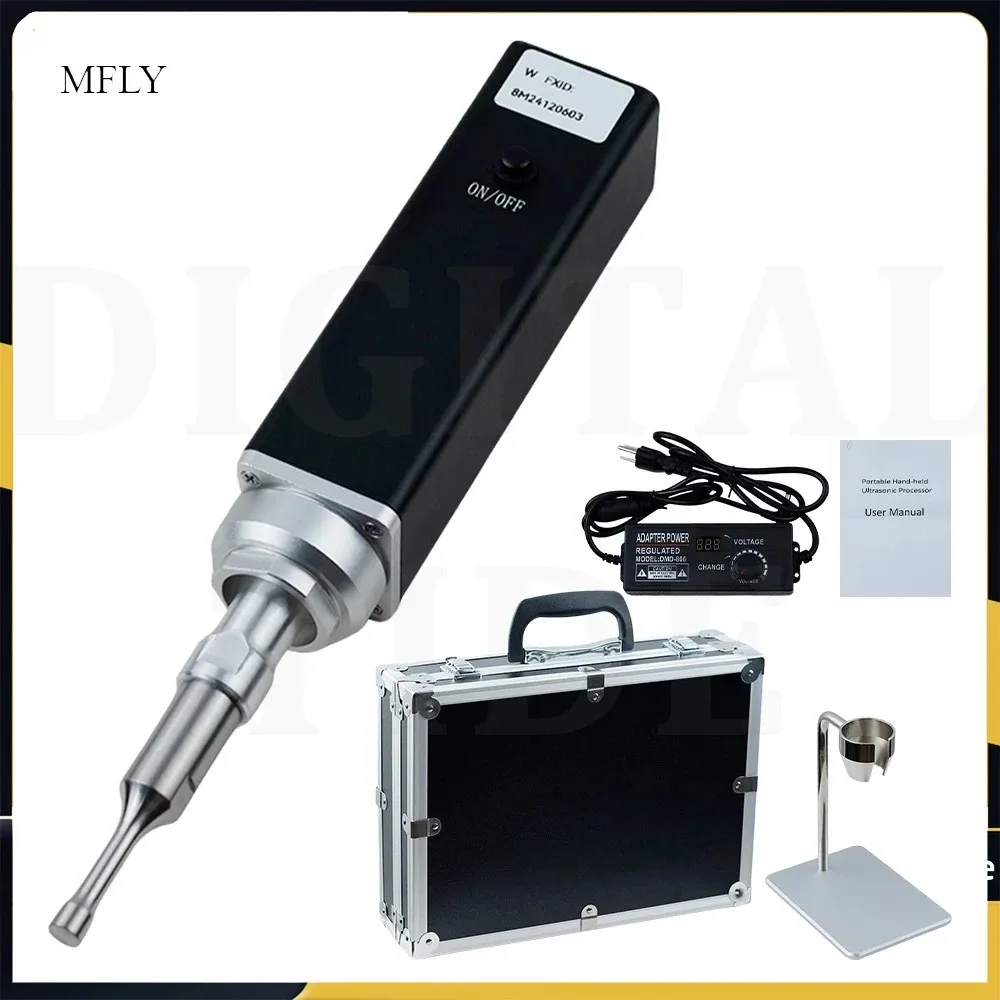 30KHz Lab Ultrasonic Emulsifier Processor Extractor Titanium Alloy Rod Sonicator Vibration Bar Sonic Homogenizer Mixer Disruptor