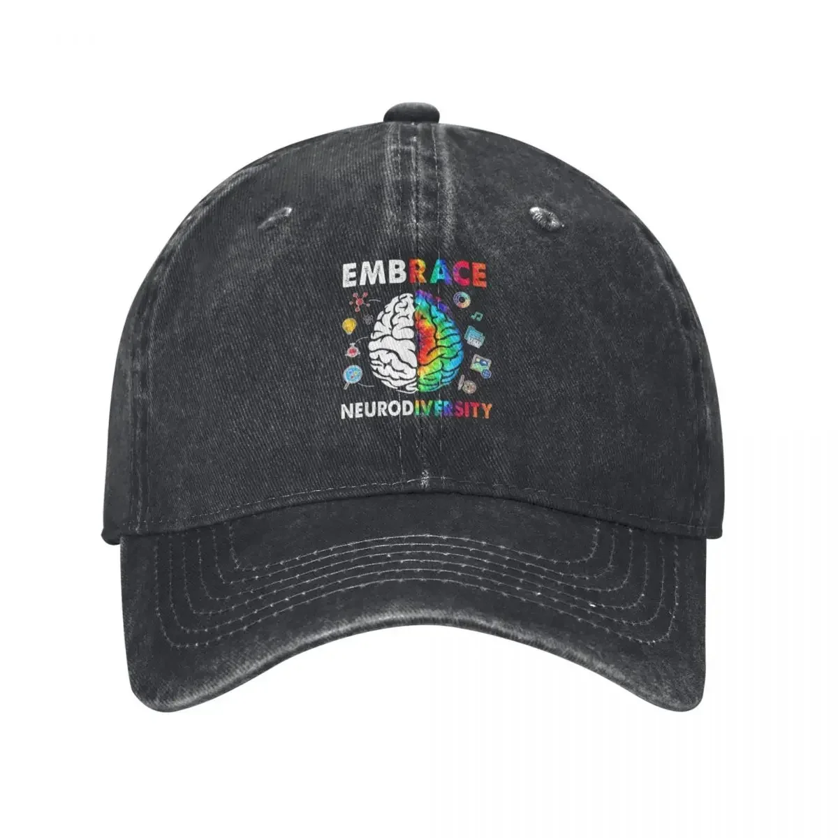 Embrace Neurodiversity Baseball Cap Hat Baseball Cap Kids Hat Boy Child Women's