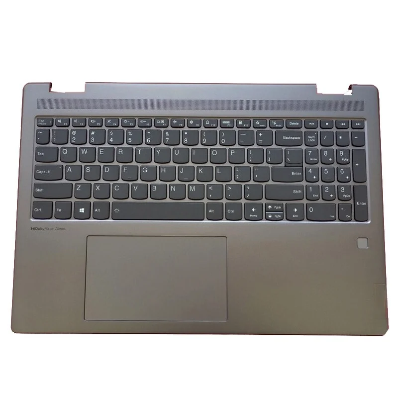 S  New For Lenovo Yoga 7 16IAP7 Palmrest Upper Case Backlit Keyboard SG 5CB1J01857