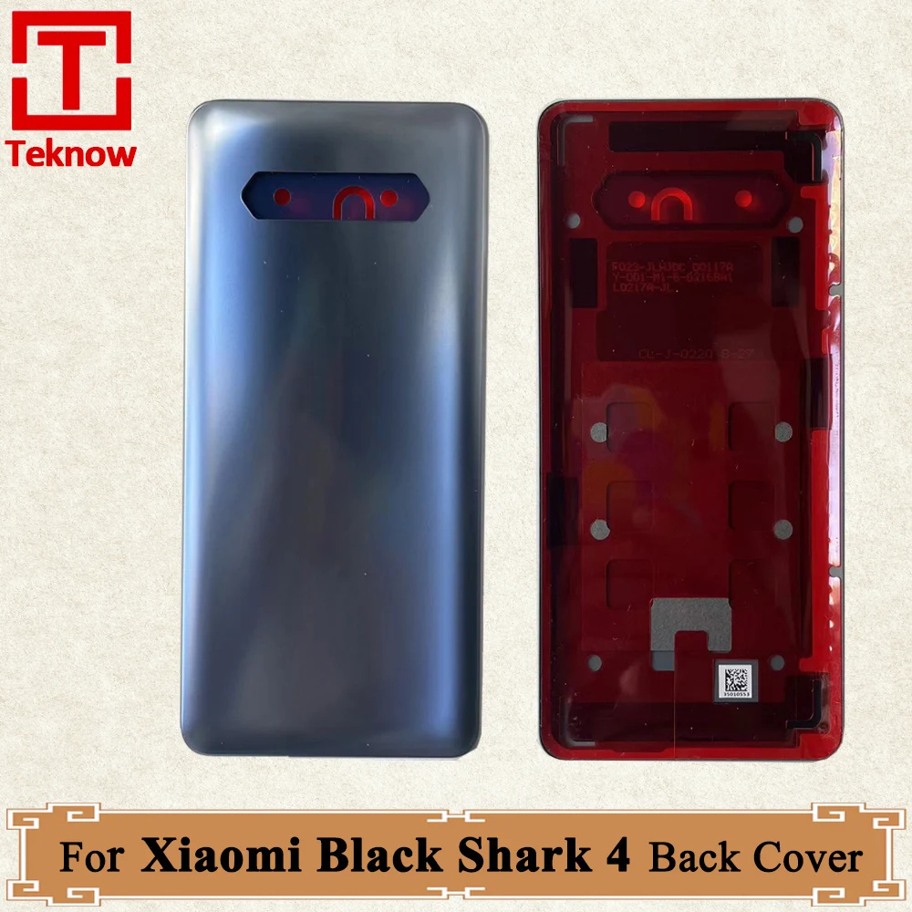 AAA+ quality Back Cover For Xiaomi Black Shark 4 Back Battery Cover Glass Door Rear Housing Case Parts For Shark4 Replacement