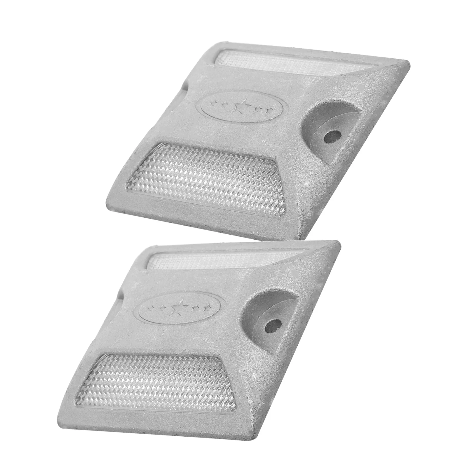 2 Buah Reflektor Jalan Penanda Keselamatan Jalan Raya Paku Reflektif untuk Panduan Fasilitas Jalan Raya