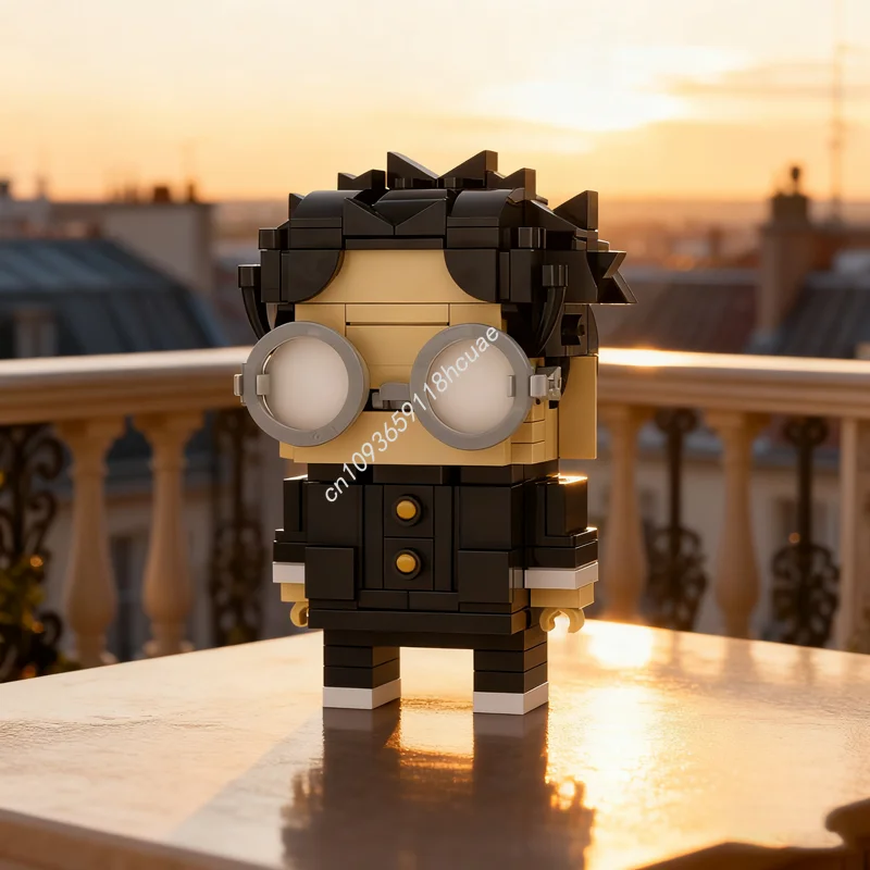 

196 шт. MOC Ken Okarun Takakura Brickheadz модель строительные блоки игрушки архитектура Рождественский подарок сборка DIY творческое образование