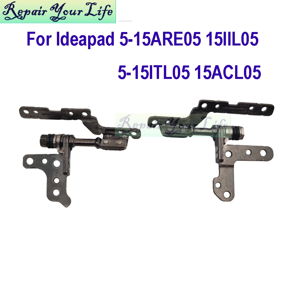 Laptop Support LCD Screen Shaft Hinges Set For Lenovo Ideapad 5-15IIL05 5-15ARE05 5-15ITL05 5-15ALC05 5H50S28942 AM1K7000500 600