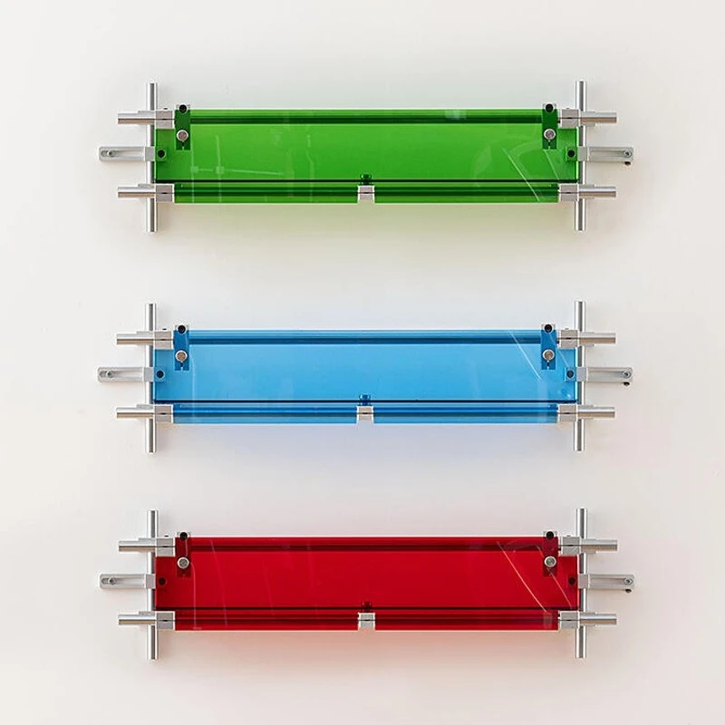 

Creative Optical Axis Acrylic Display Shelf Wall Wall Hanging Shelf Storage Bookshelf Magazine Shelf