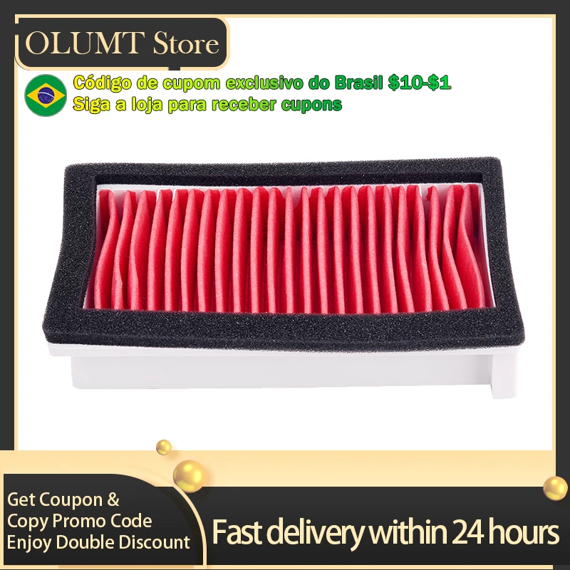 Peças de motocicleta limpador de filtro de ar para yamaha xt400e xt500e xt600e xt600kh xt600kn xt600 xtz660 xtz660n xtz660h 25kw 33kw 20kw