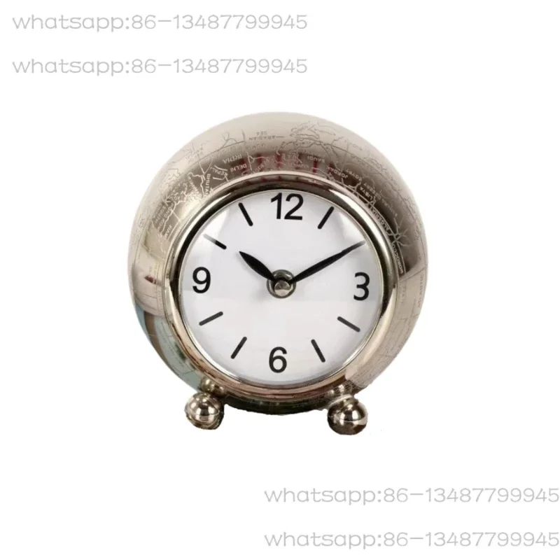 Imported retro desktop entrance art ornament decorative table clock personalized handmade