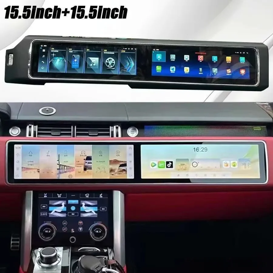 Double Screen For Land Range Rover Vogue L405 2013-2019 /Sport 2014-2017 Carplay Android GPS Car Radio Multimedia Player Stereo