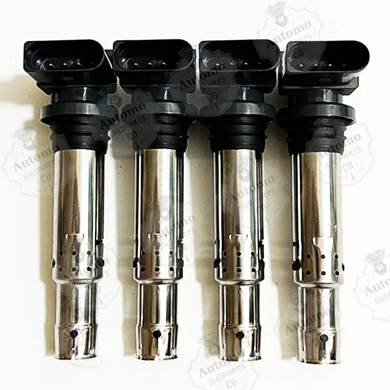 4pcs Ignition Coil 036905715F 036905715A 036905715C For AUDI A3 S3 Volkswagen VW Polo Tiguan Jetta Golf CC EOS 1.2 1.6 1.4