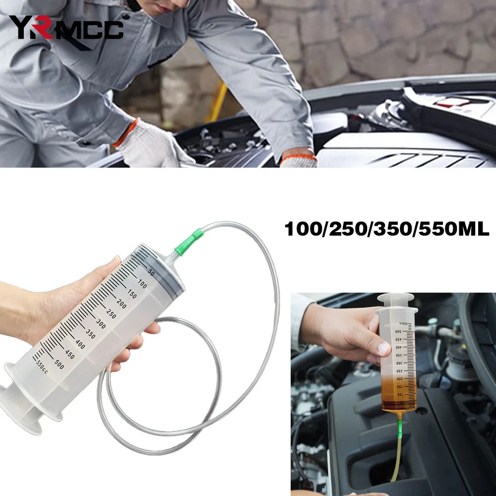 Car Oil Pump Extractor Oil Pump with Scale Reusable for Automobile Truck Oil Exchange Extractor Tools Pet Feeding Tools