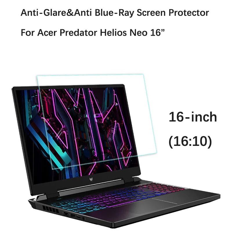 

2X Screen Guard for Acer Predator Helios Neo 16 PHN16-71-50JG PHN16-71-73LT PHN16-71-73RR PHN16-72-72HZ PHN16-72-75NK 16" 16:10