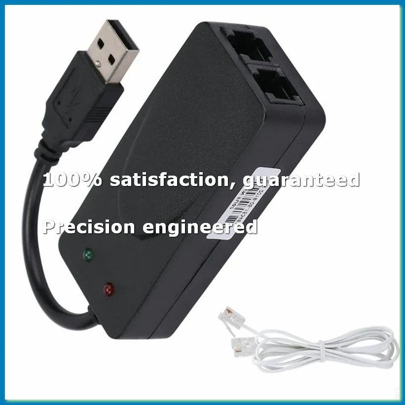 920L Fax Modem Dual Port USB2.0 56K External Modem Driver for Win 7 8 10 XP USB Modem Port-AC17