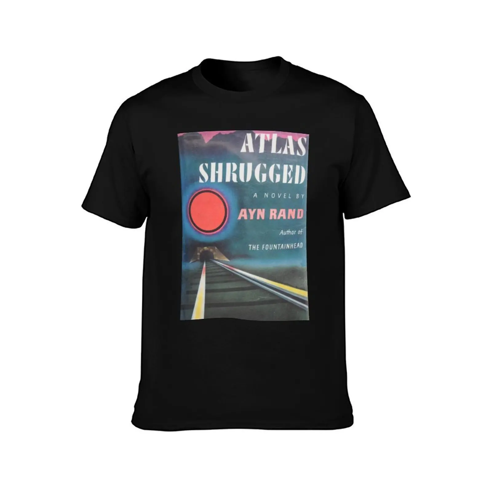 Atlas Shrugged T-Shirt Summer Casual Cotton Tee Oversized Streetwear Tops Vintage Graphic Print Loose Fit Short Sleeve