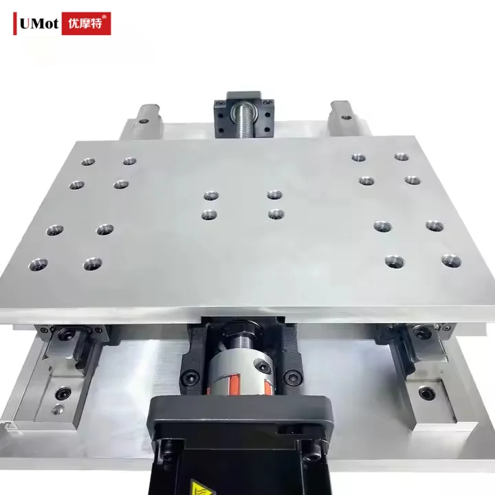UMOT 300mm Wide Aluminium Heavy Load 300kg Effective Stroke 100-1300mm Cnc Linear Square Guides Module Square Linear Guide Rail