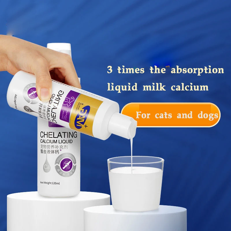 

Pet Liquid Calcium Dog Calcium Tablets Bone Calcium Supplement Puppies Pregnant Dogs Cat Calcium Supplement Nutrient Solution