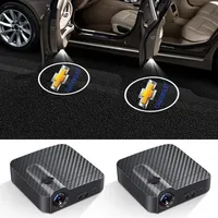 LED Car Door Welcome Light Logo Projector Laser Lamp Shadow Door Light For Chevrolet Cruze Captiva Lacetti Aveo Niva Trax Onix