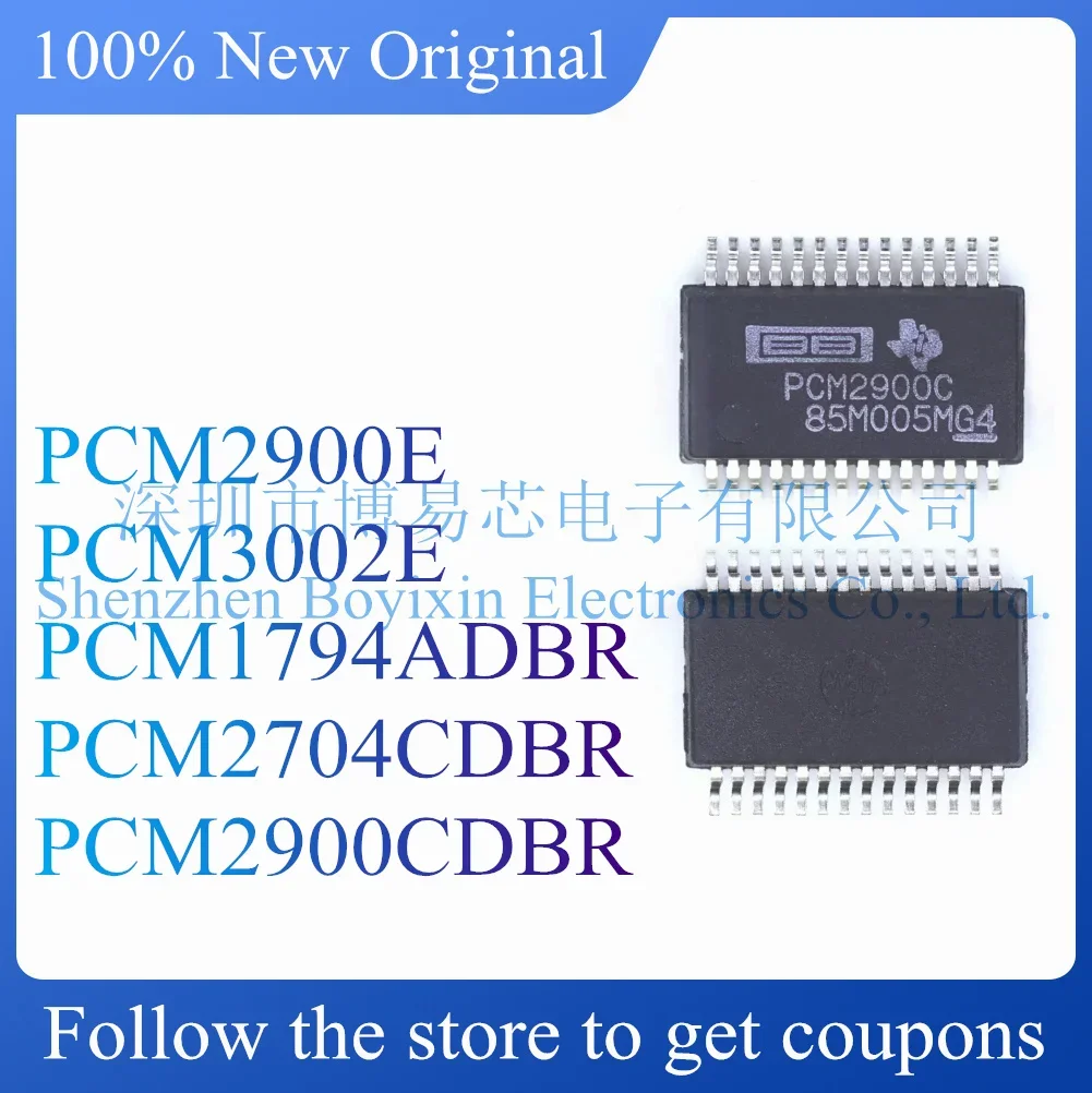 NEW PCM2900E PCM3002E PCM1794ADBR PCM2704CDBR PCM2900CDBR.Original Product.