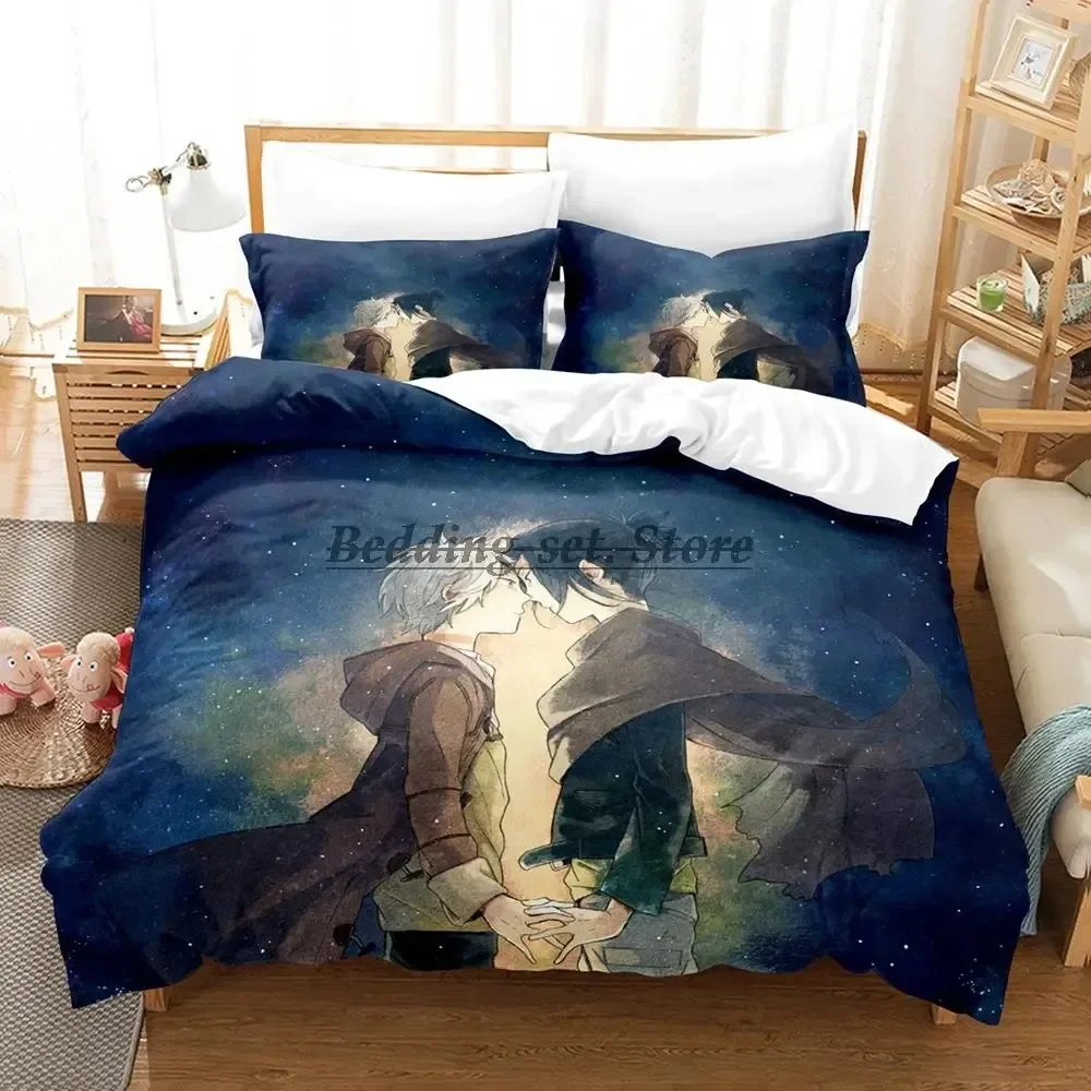 

New No.6 Shion Nezumi Bedding Set Single Twin Full Queen King Size Bed Set Aldult Kid Bedroom Duvetcover Set Anime Bed Sheet