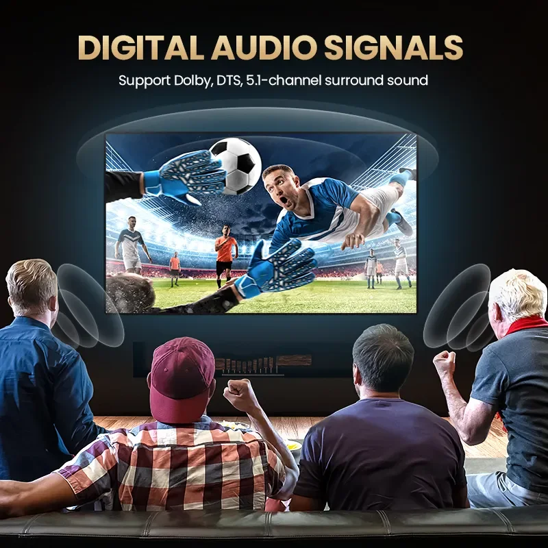 UGREEN 동축 디지털 오디오 케이블 금도금 편조 서브우퍼 케이블 RCA 남성-남성 HiFi 5.1 SPDIF 스테레오 오디오 케이블