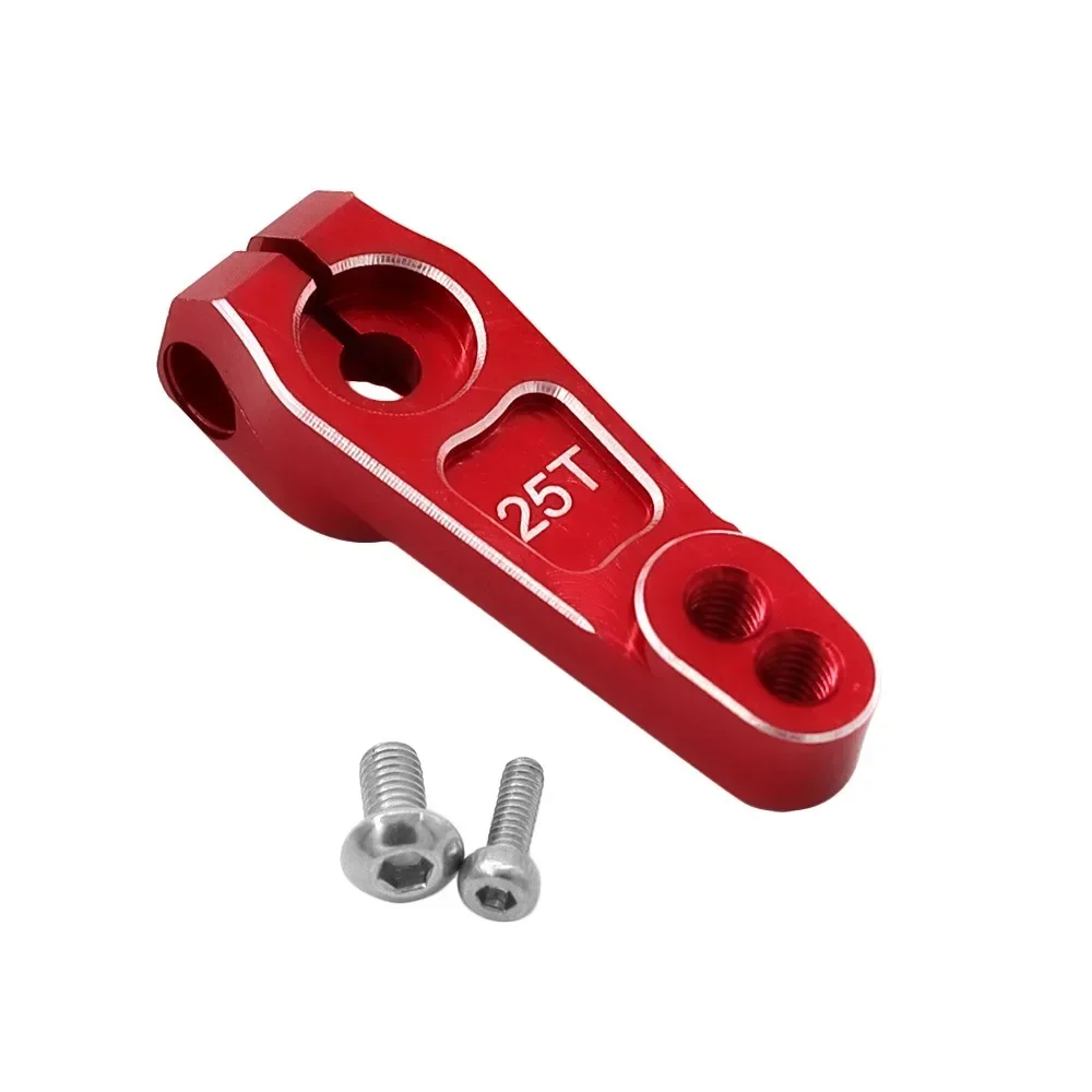 Metal 25t Steering Arm Servo Horn 7075 For 1/10 RC Crawler Axial Scx10 Yikong Rgt Rc4wd Trax Trx4 Trx-6 Parts