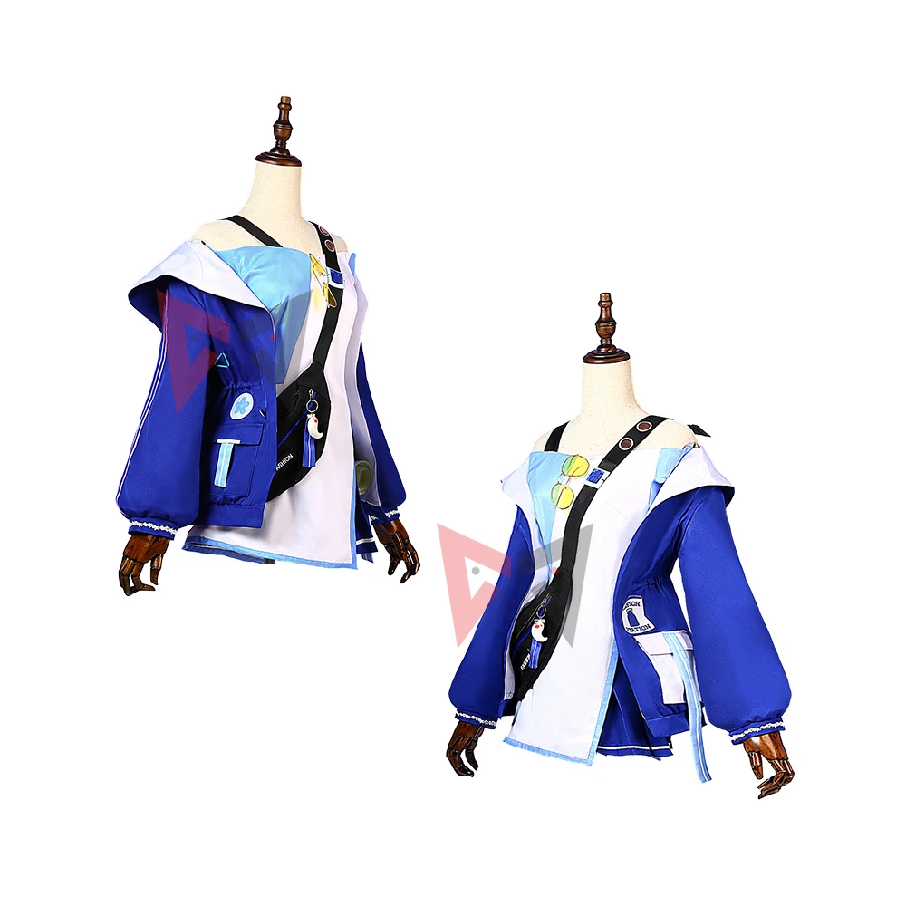 Genshin Impact Cosplay Hu Tao Costume Uniform Coat Shirt Skirt Bag Fancy Jacket Custom Made