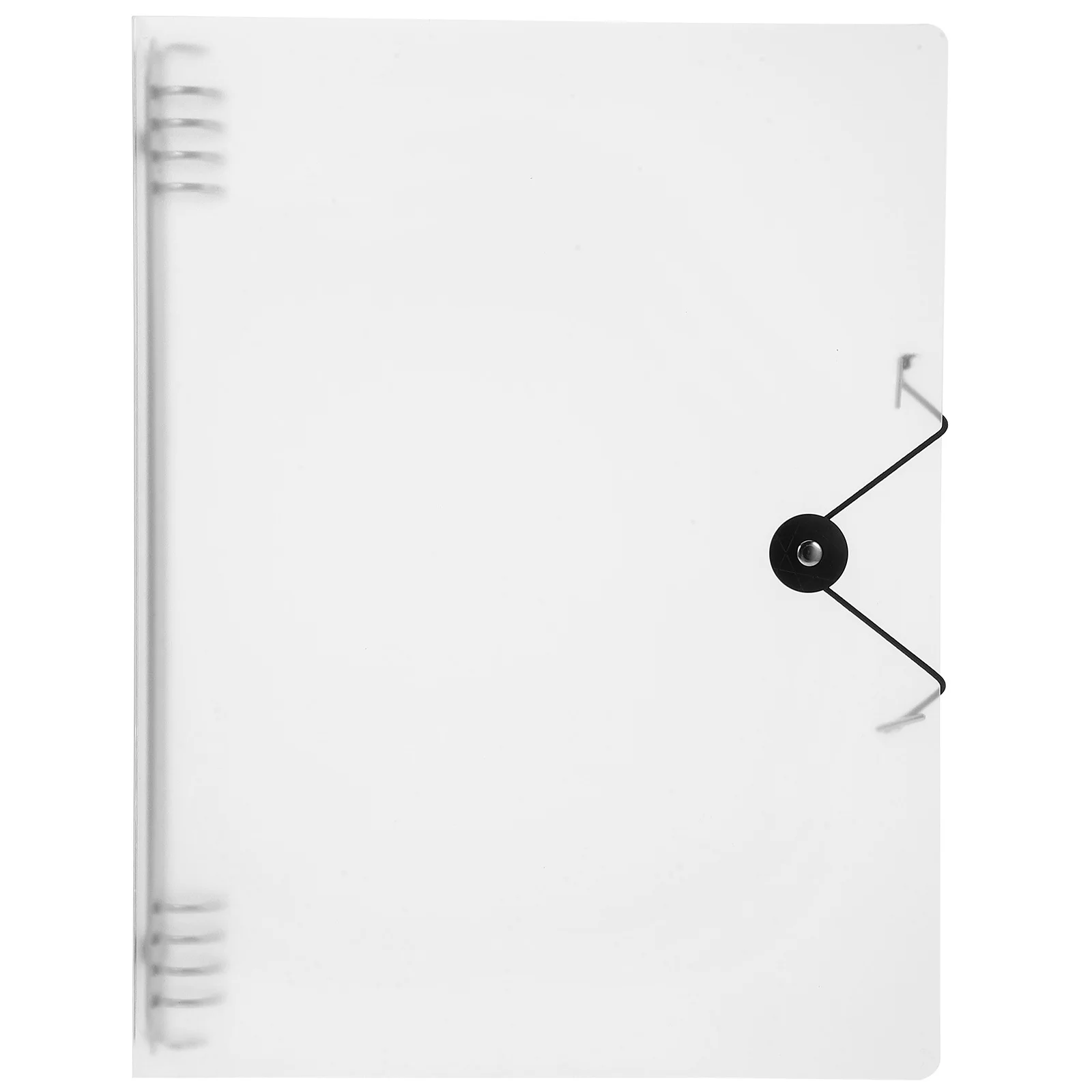 

A4 Loose-Leaf Binder Cover Heavy-Duty PP Notebook Shell Waterproof Document Protector Reusable Folder for Students Professionals