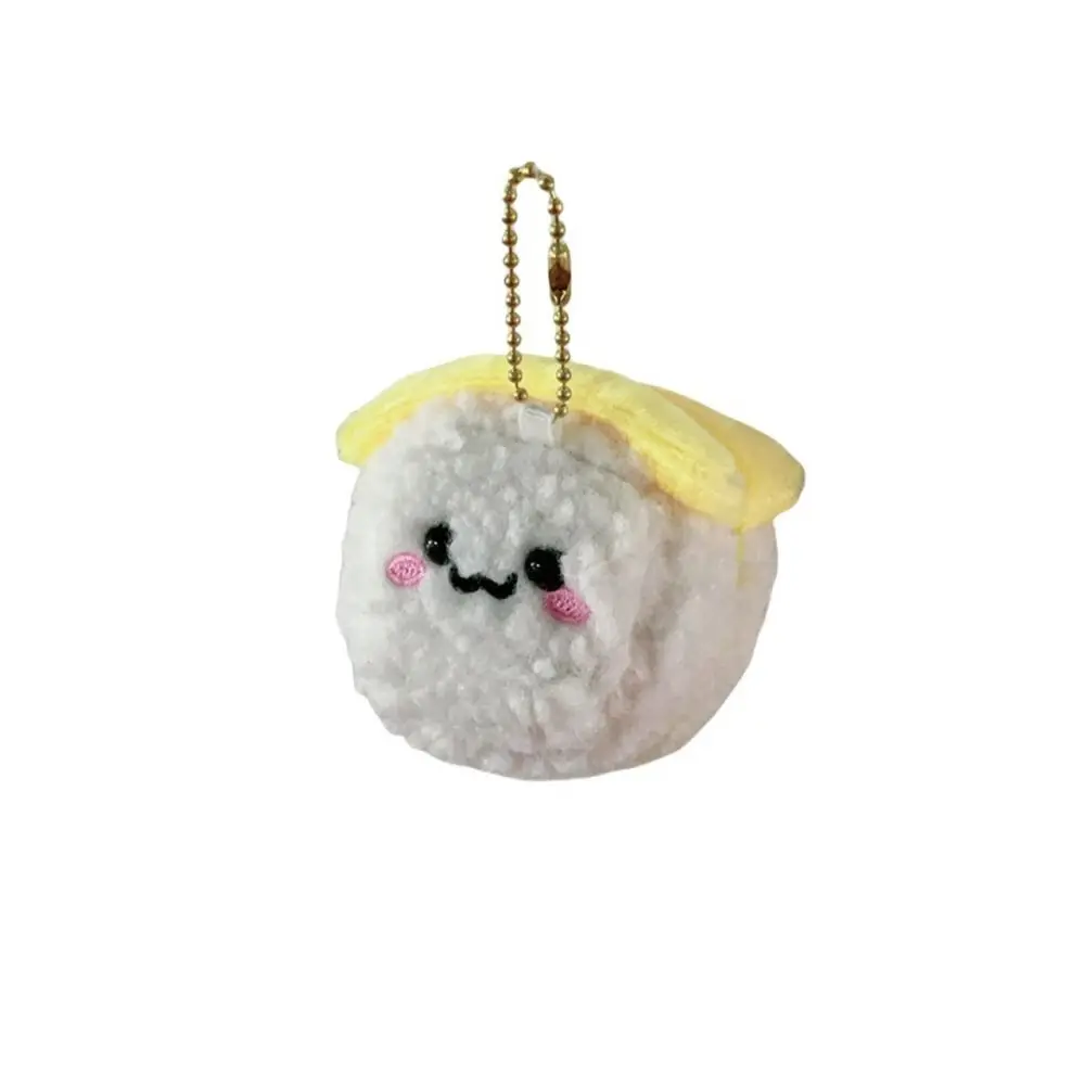 Porte-clés en peluche Kawaii Expression, pendentif en peluche, décoration de sac, beurre farci, anguille sucrée, concombre, sushi, mignon