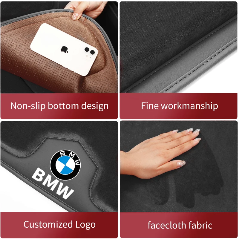 Winter Car Seat Cushion Flannel Warm Car Seat Cover Protector Pad For BMW 3 5 Series G30 G60 G32 G20 F10 F30 X1 X3 G01 X5 G05