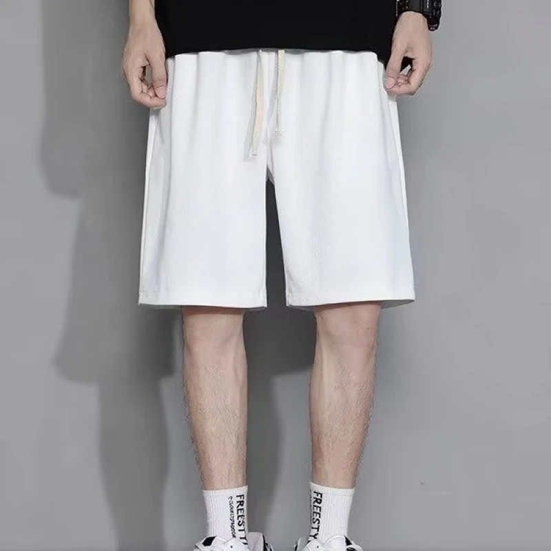 아메리칸 레트로 남성용 그레이 캐주얼 반바지 여름 반바지 여름 신작 남성 및 여성 스트리트웨어 패션