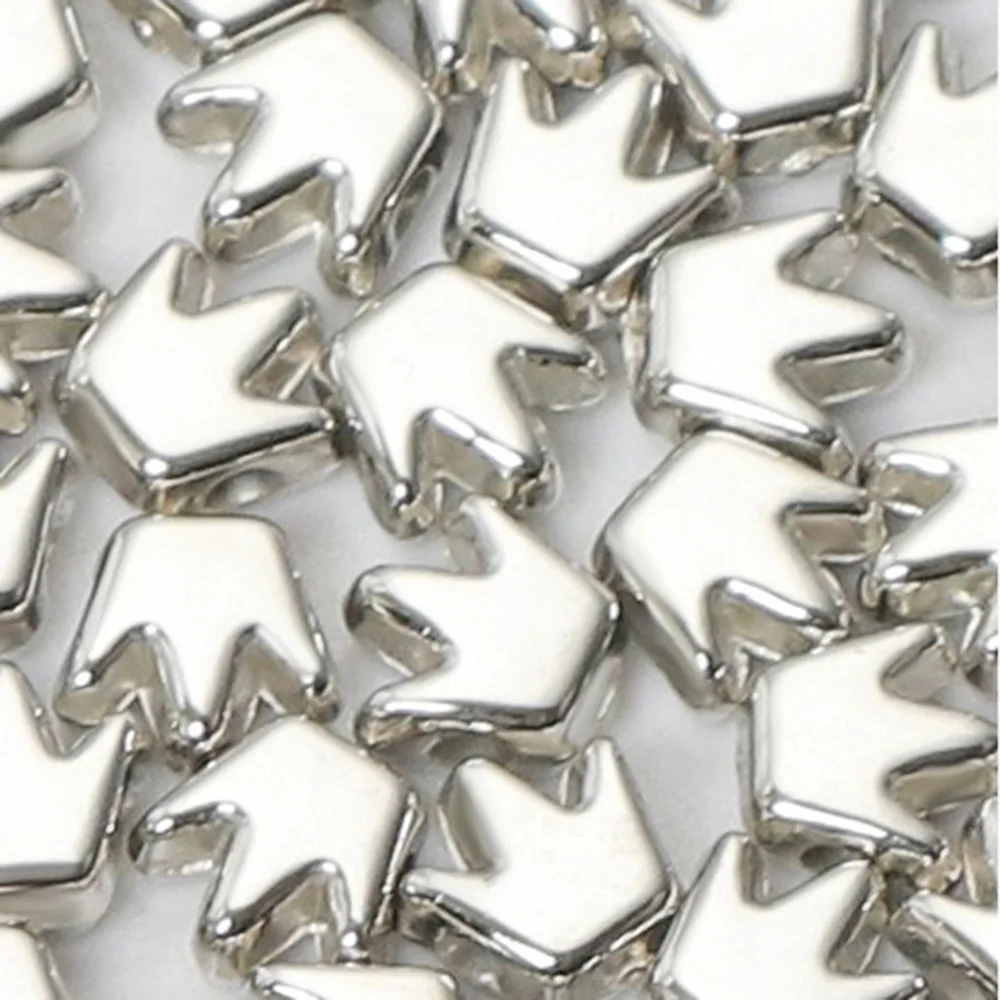 100Pcs CCB Crown Shape Spacer Loose Beads for DIY