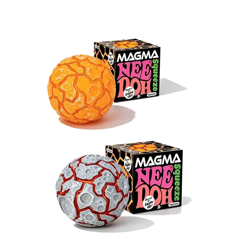 Nieuw product NeeDoh Glitter Magma Ball Crunch Crunch Stress Relief Speelgoed Knijpspeelgoed Leuk Zintuiglijk Kubusspeelgoed voor volwassenen cadeaus