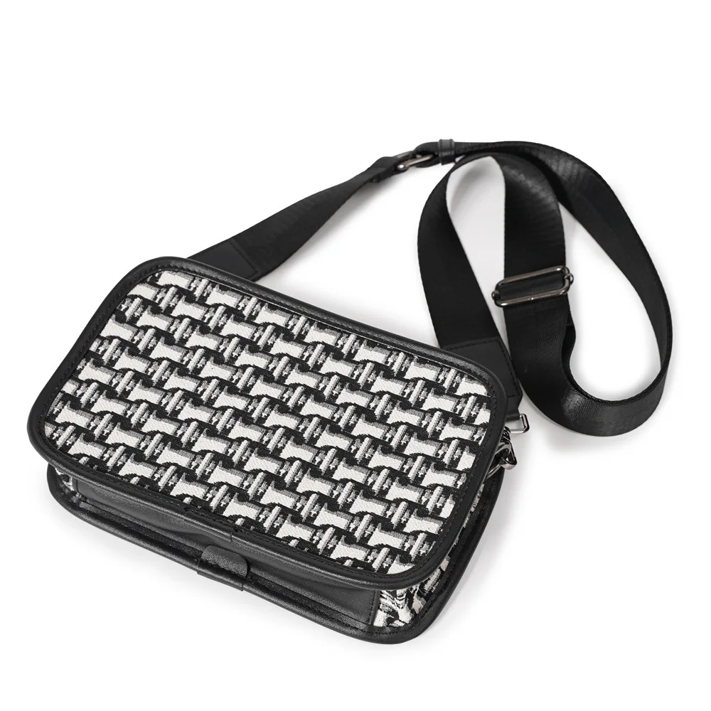 Luxuriöse Umhängetasche für Herren, modisches Markendesign, Herren-Umhängetaschen, quadratische Schultertaschen für Herren, Clutches, Handtasche, Sling Bag – Detail 10
