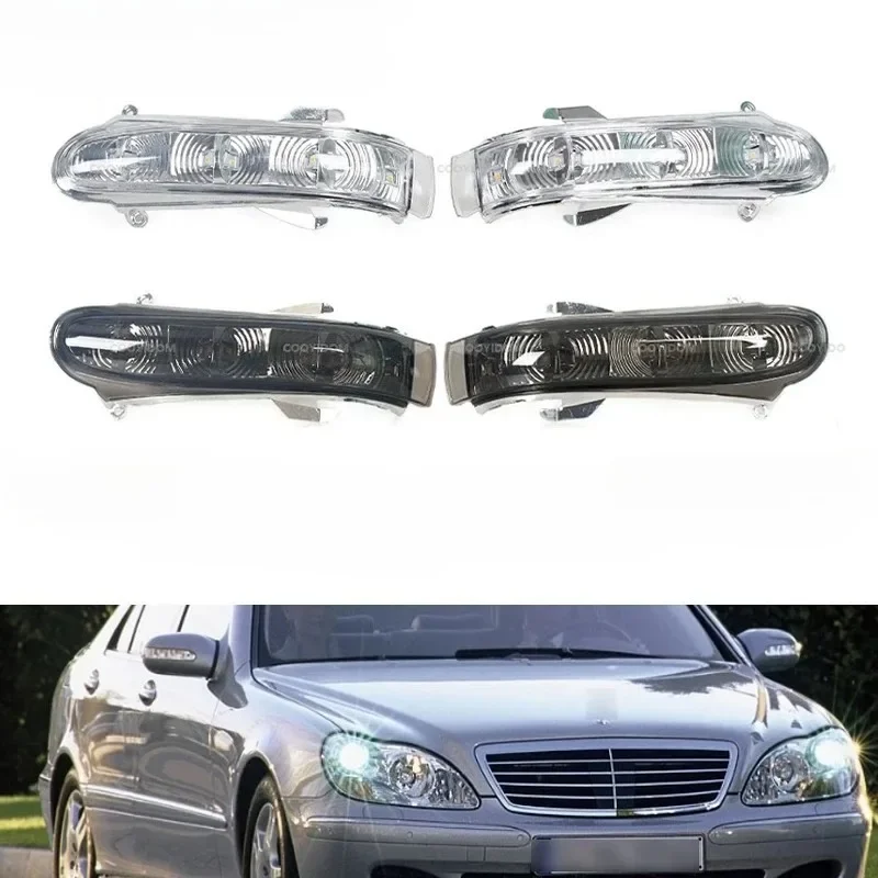 

LED Front Door Side Mirror Turn Signal Lights For Mercedes W220 W215 CL S 1999-2003