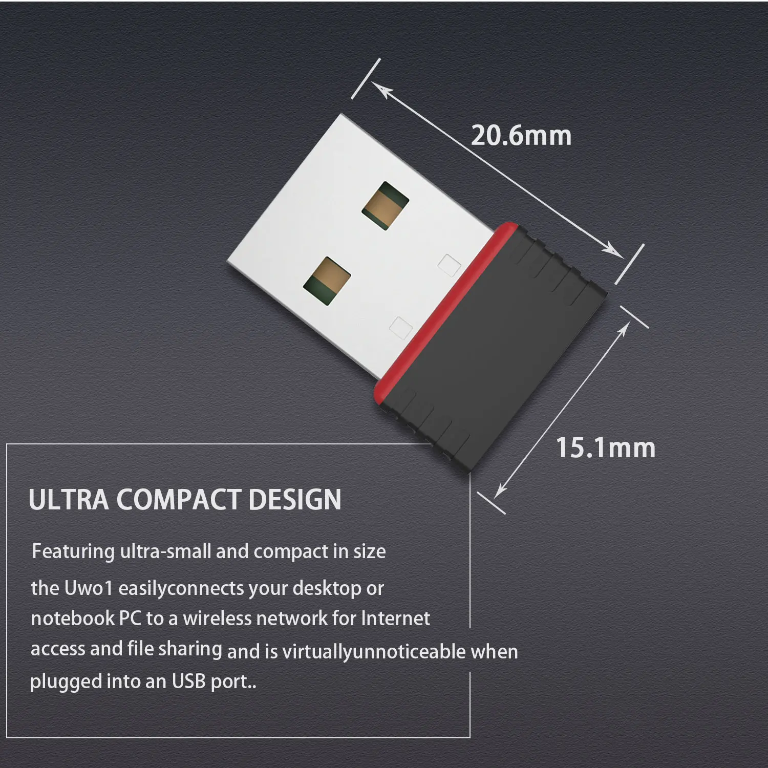 RTL8188 150Mbps USB WiFi Adapter for Raspberry Pi,Wireless Network Card Adapter WiFi Dongle for Desktop Laptop PC Windows