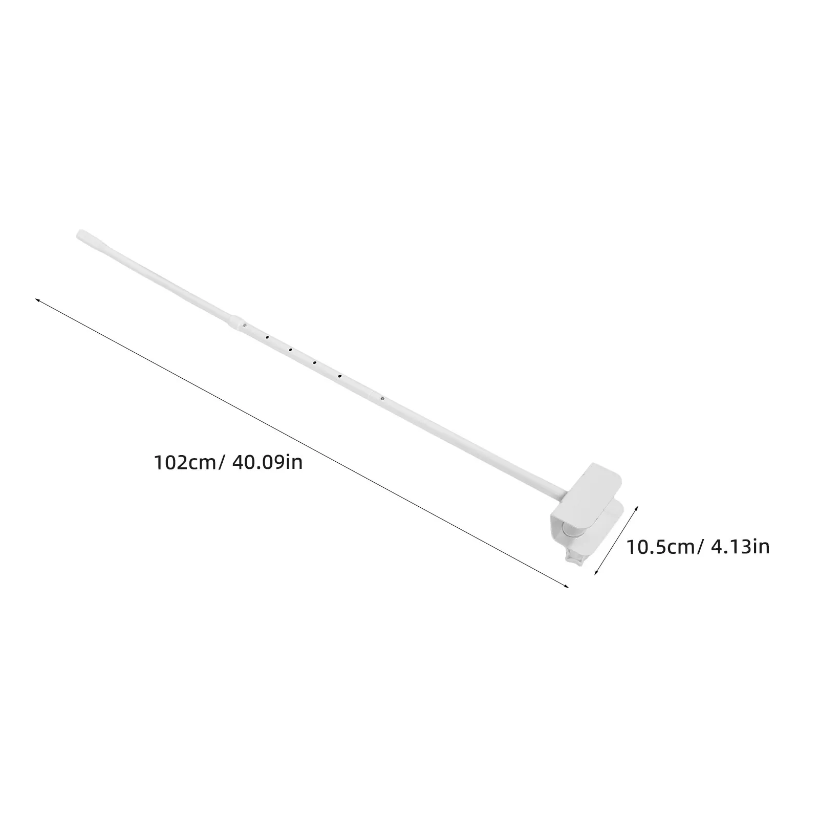 Mosquito Net Stand Adjustable Canopy Holder Crib Support Base 16-Tube Clip-on Clamp Nursery Baby Bed Infant Net Frame Protection view 2